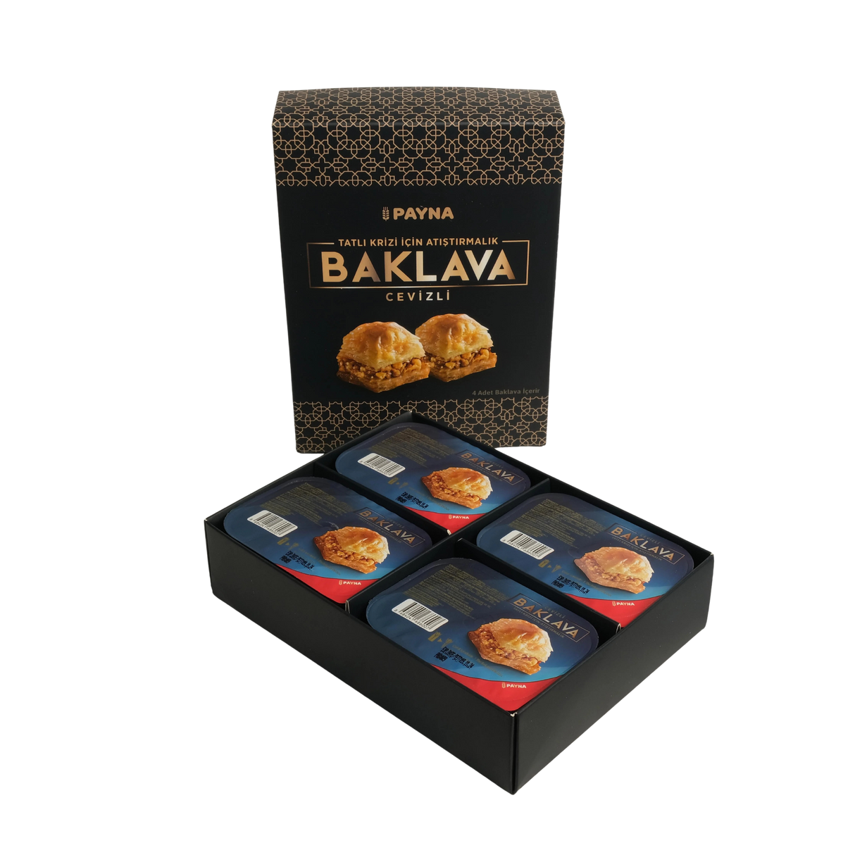Payna | Walnut Baklava Box - 4 Single Serve Slices