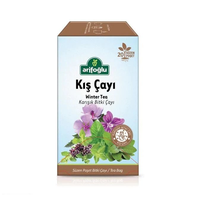 Cozy Winter Herbal Tea Blend for Comfort, 20 Bags