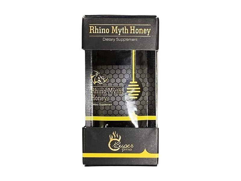 Rhino Myth Honey 7 g, 12 Sachet Black