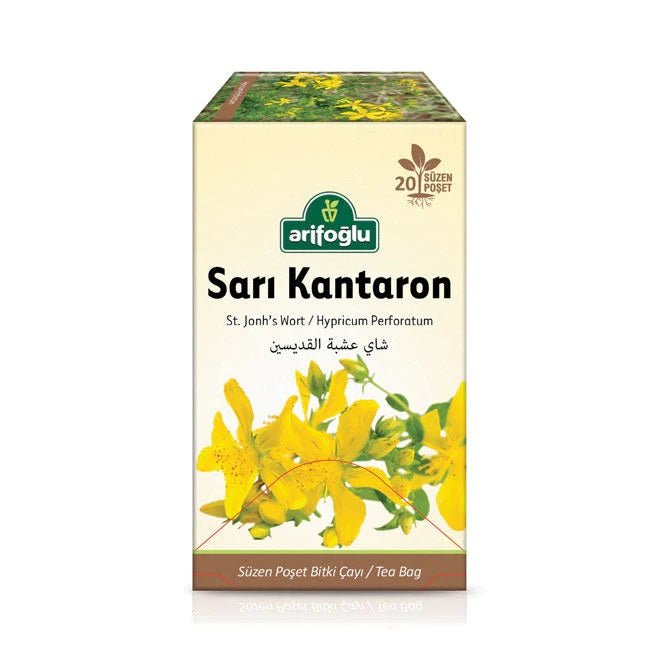 St. John's Wort Herbal Tea Bags - Natural Mood Support (20 Count)