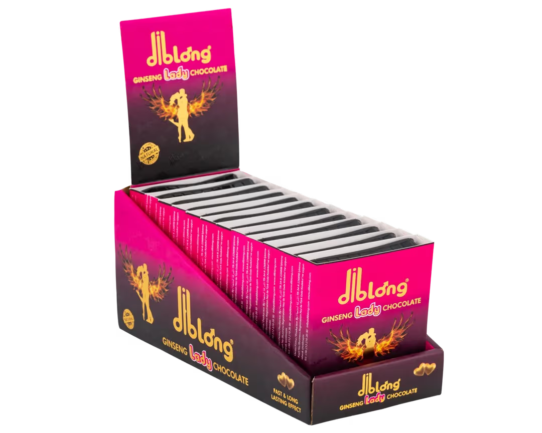 Diblong Lady Bitter Chocolate with Ginseng 16 g