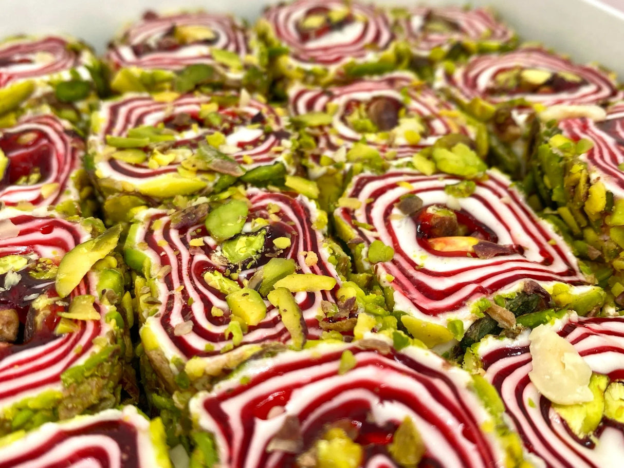 Ganik Sarsultan | Turkish Delight Ottoman Wrap with Pomegranate & Pistachio