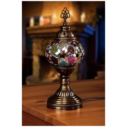 Mosaic Table Lamp, Small, No31 Rainbow