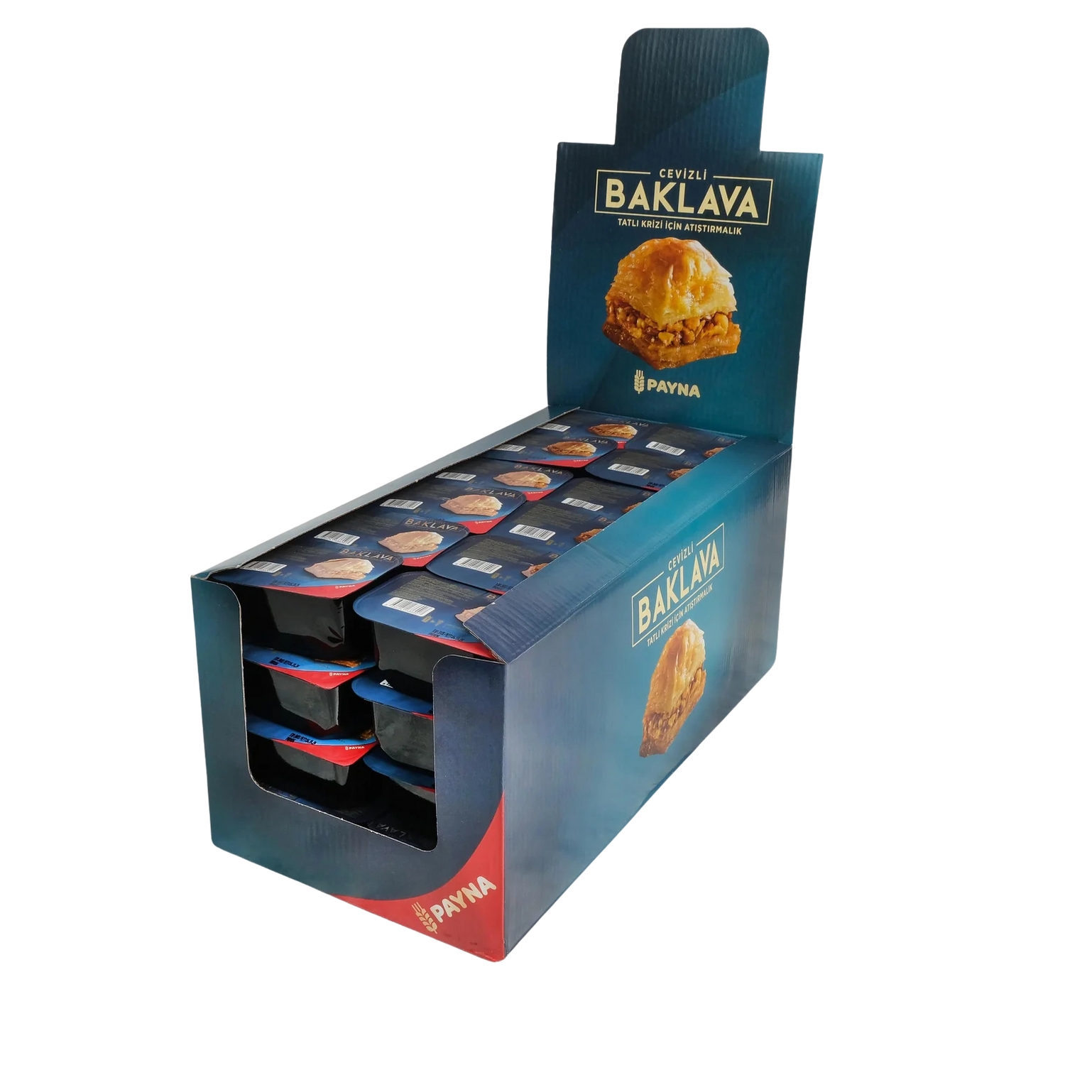 Payna | Walnut Baklava Family Size Box - 48 Single Serve Slices
