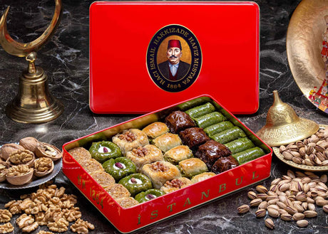 Hafiz Mustafa | Premium Pistachio Walnut Baklava Assortment (Medium Box)