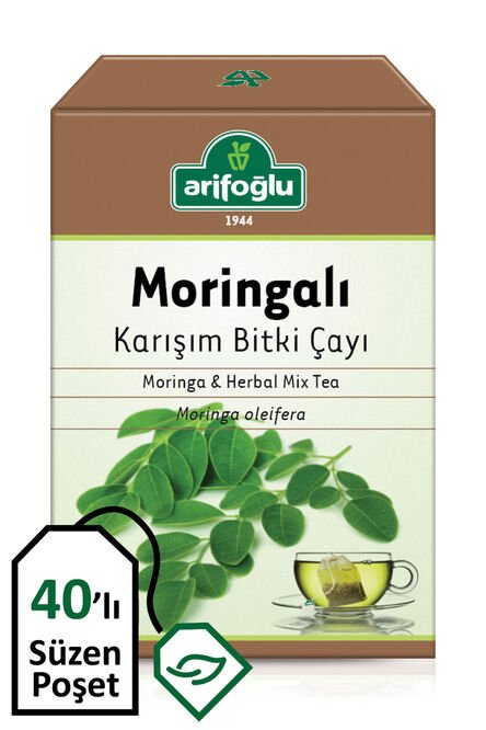 Moringa Mixed Herbal Tea Bags - Wellness Infusion (40 Count)