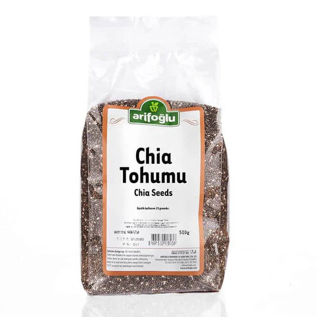 Nutrient-Rich Chia Seeds - Eco-Friendly Package