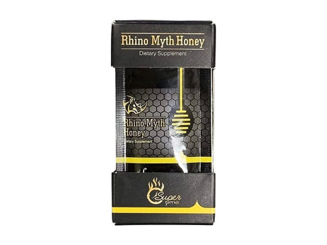 Rhino Myth Honey 7 g, 12 Sachet Black
