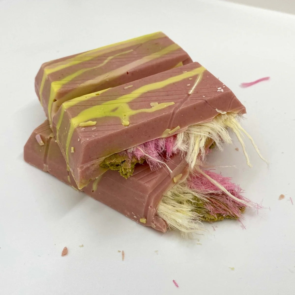 Beyoglu | Angel Hair Raspberry Chocolate with Cotton Candy and Pistachio Cream
