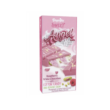 Beyoglu | Angel Hair Raspberry Chocolate with Cotton Candy and Pistachio Cream