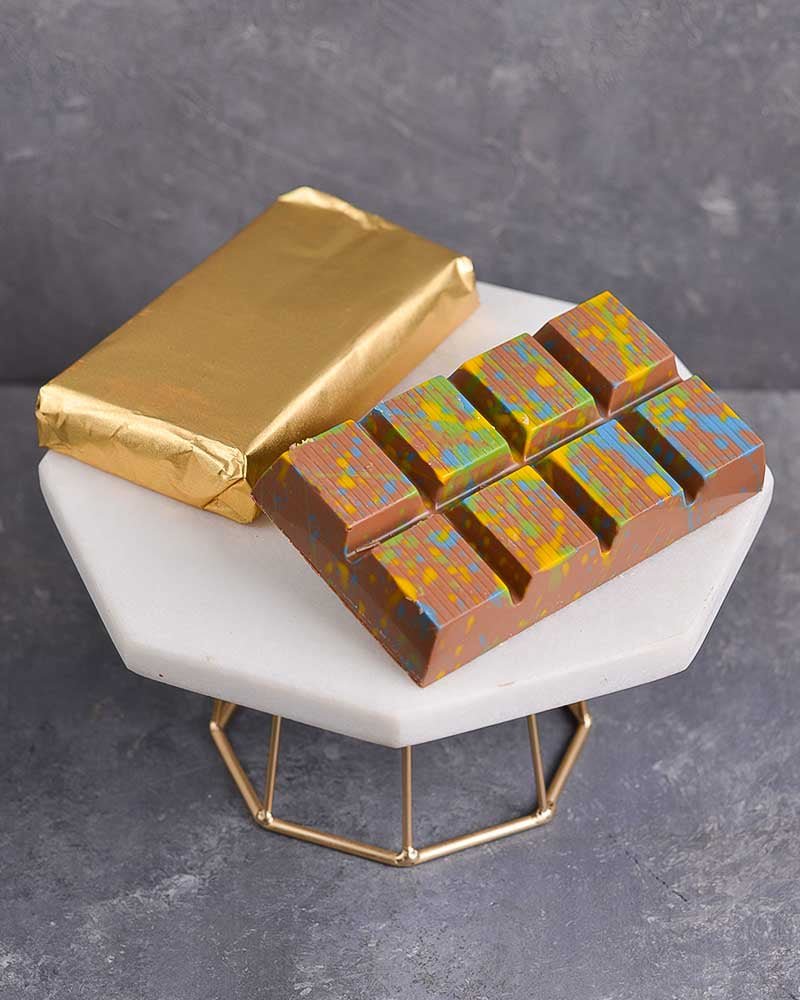Dubai Luxury Chocolate Bar with Tahini, Kadayif & Antep Pistachios - Gourmet Delight