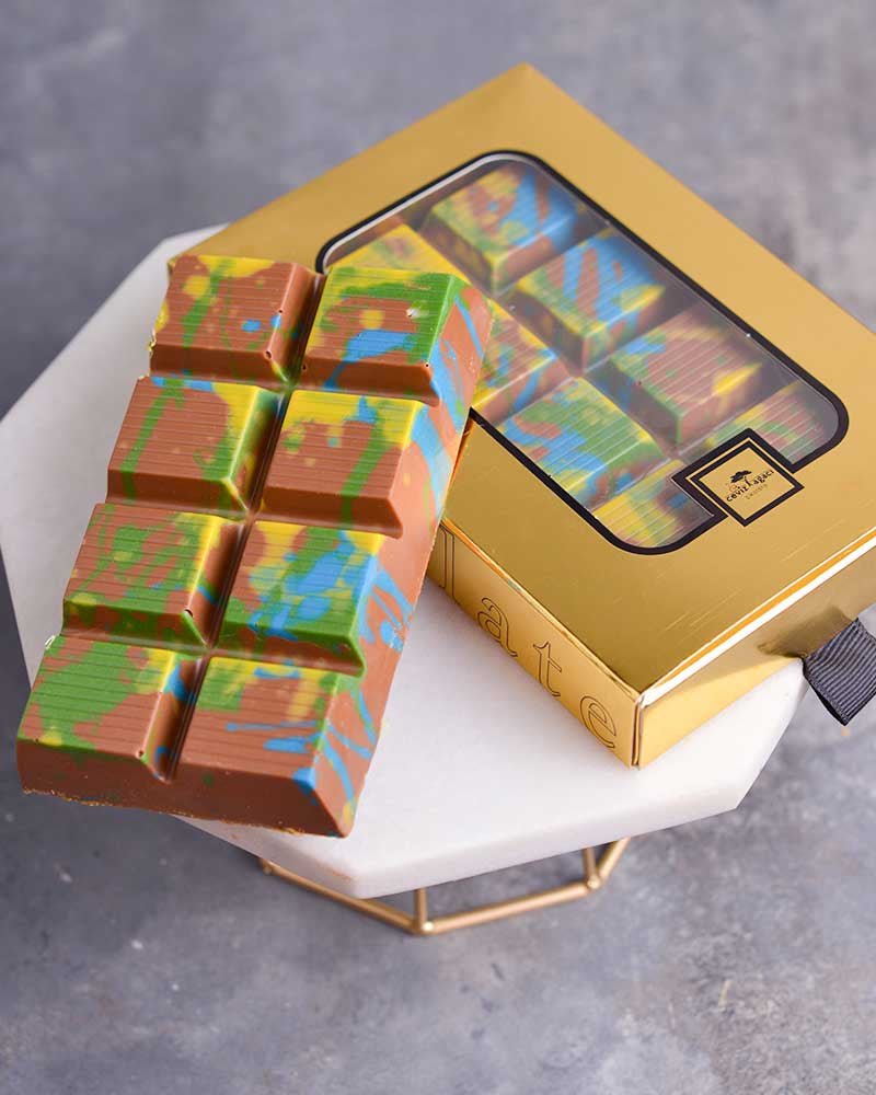 Dubai Luxury Chocolate Bar with Tahini, Kadayif & Antep Pistachios - Gourmet Delight