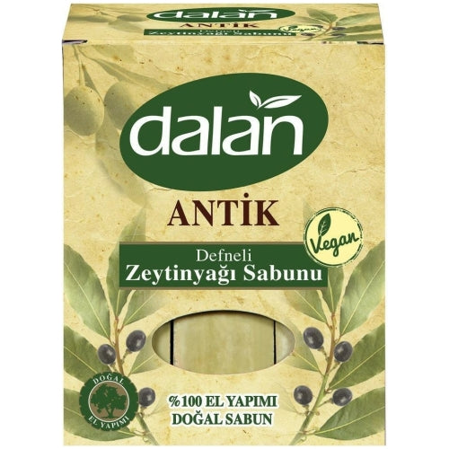 Dalan Antik Olive Oil Laurel Soap, 6 Bars