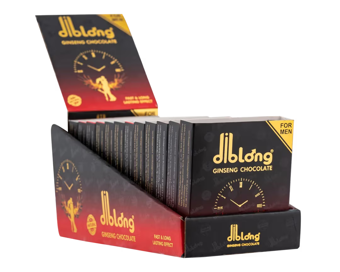 Diblong Bitter Chocolate with Ginseng 16 g 12x