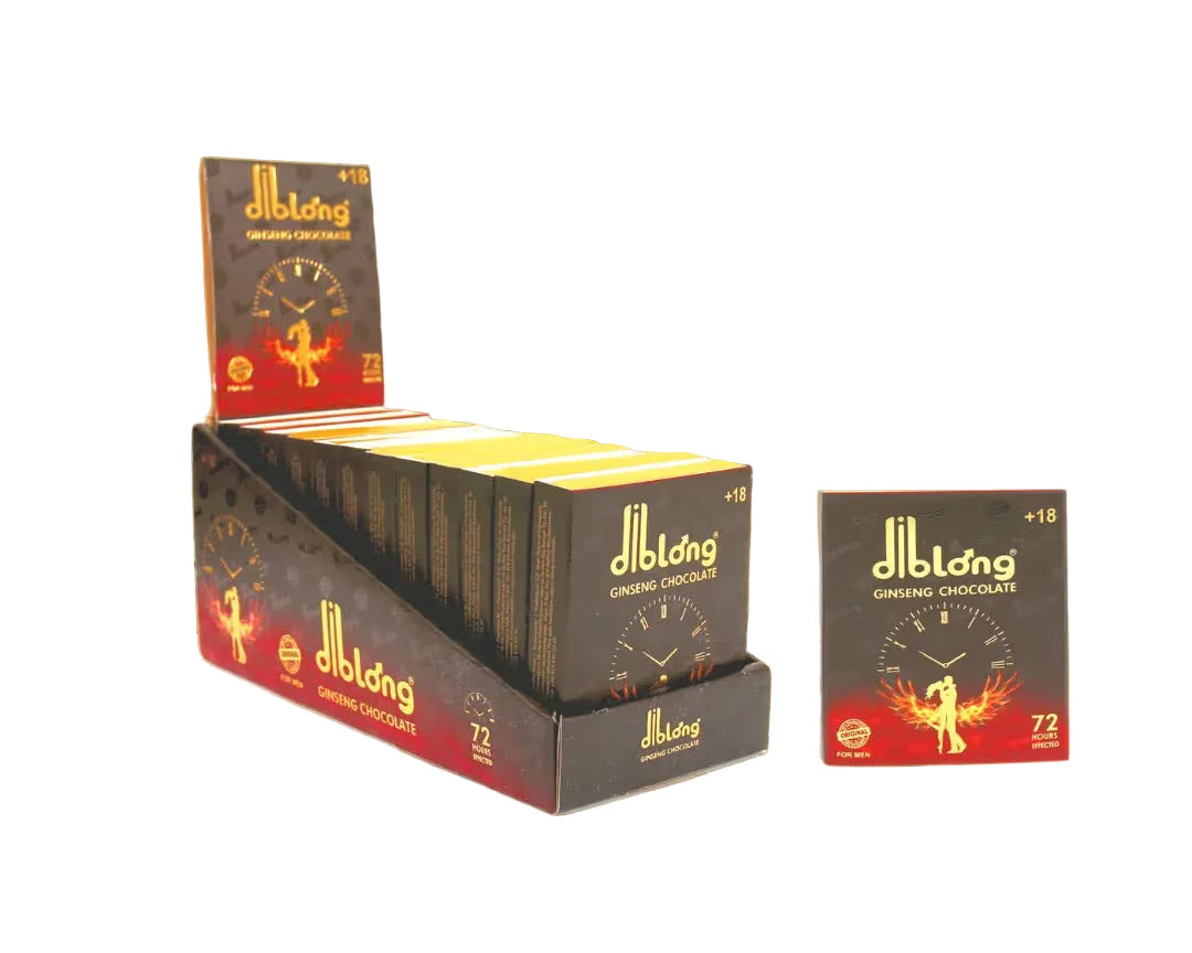 Diblong Bitter Chocolate with Ginseng 16 g 12x
