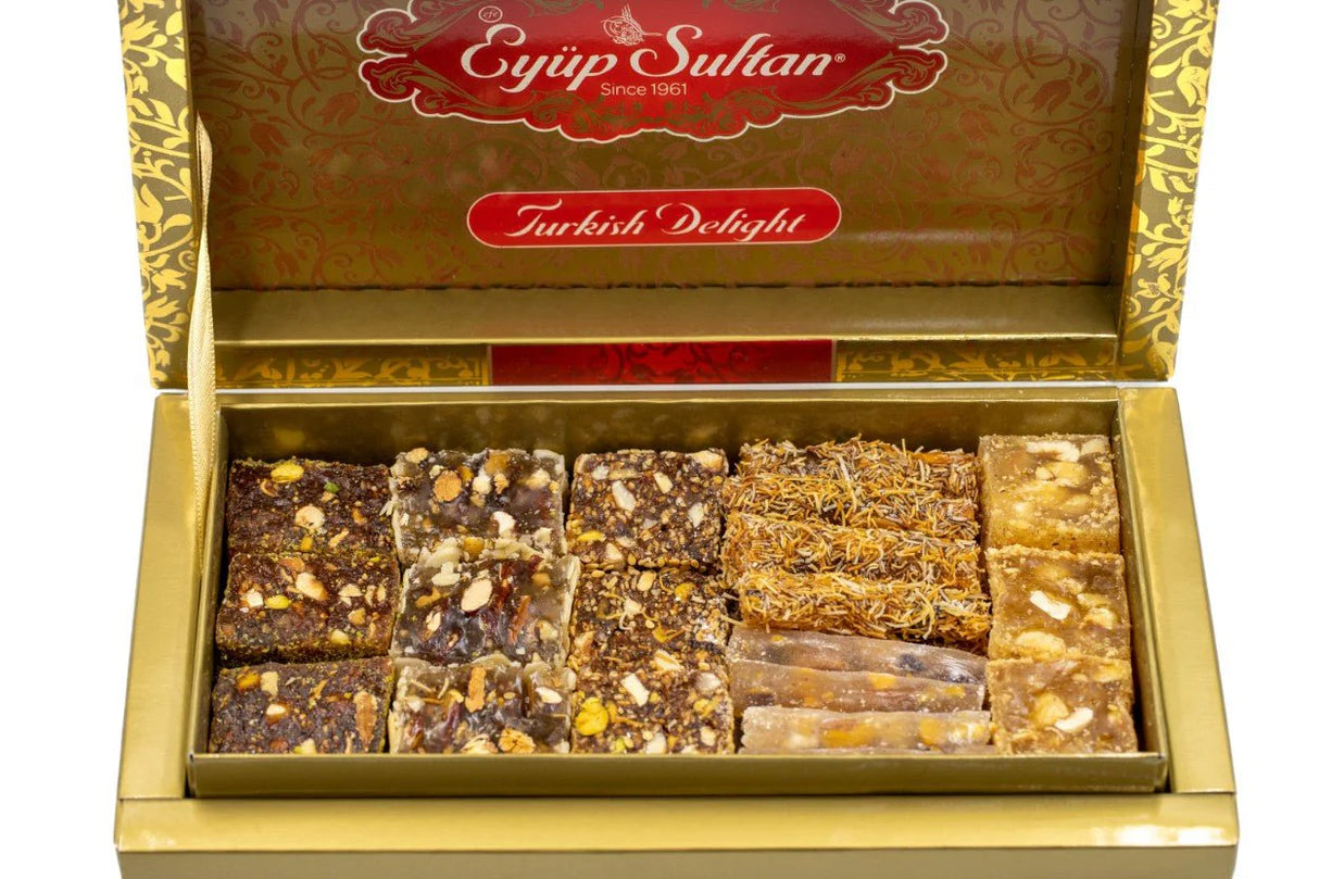 Eyup Sultan Turkish Delight Honey Variety Mix - Sweetened with Honey - The Indispensable Dessert Treat