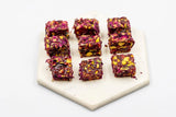 Eyup Sultan Turkish Delight Pistachio Pomegranate Wick with Rose Petals - The Indispensable Dessert