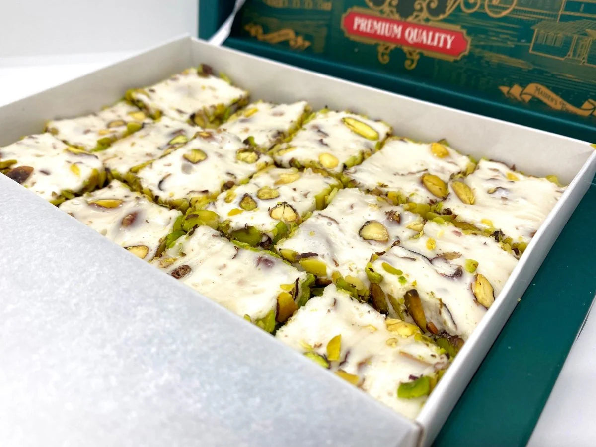 Ganik Sarsultan | Sultan Turkish Delight with Nougat Pistachio Wick