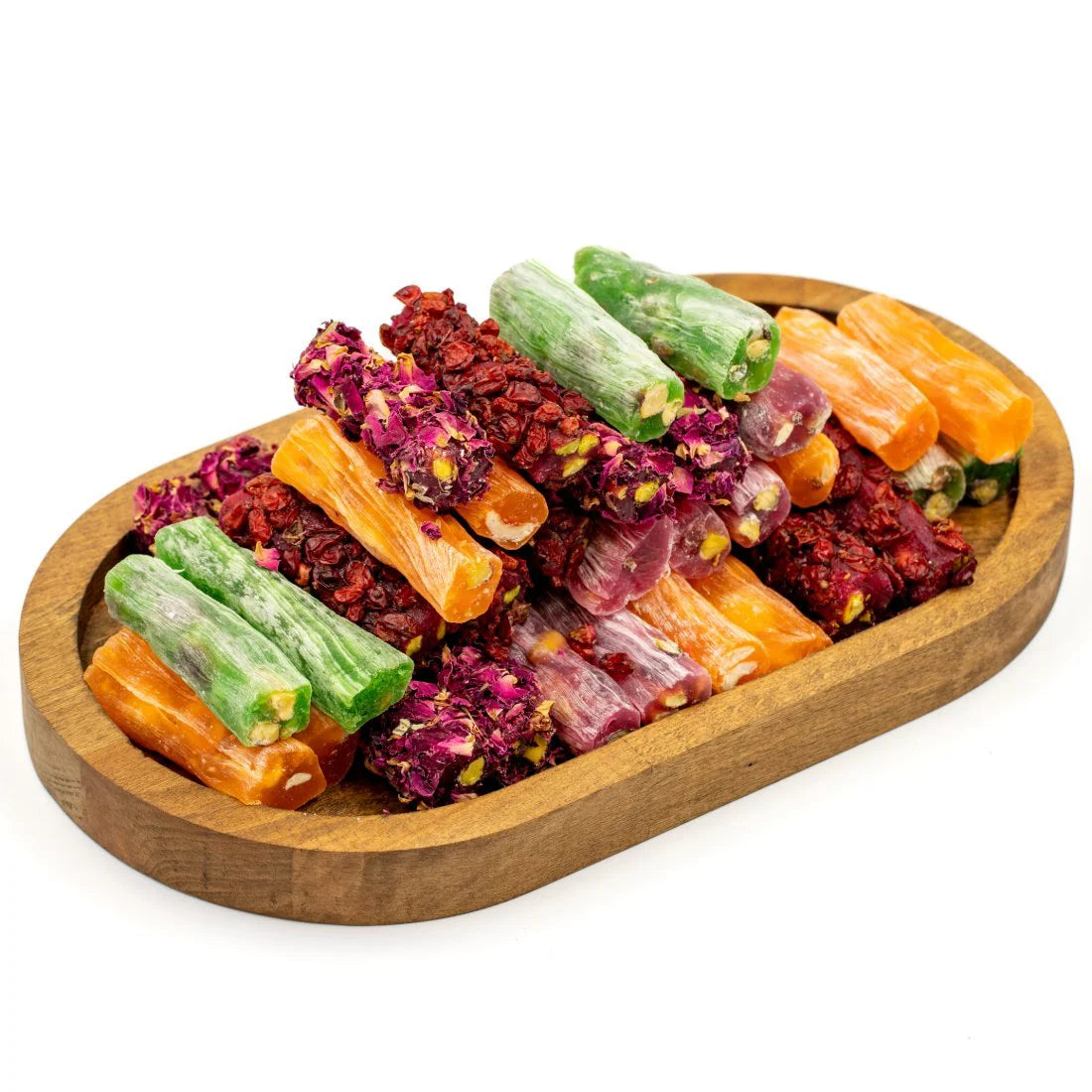 Ganik Sarsultan | Turkish Delight Fingers Variety Mix (Pomegranate, Orange, Honey, Kiwi)
