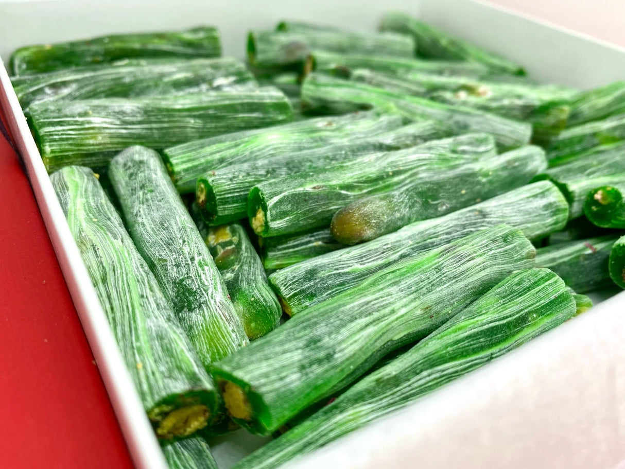 Ganik Sarsultan | Turkish Delight Kiwi Fingers with Pistachios