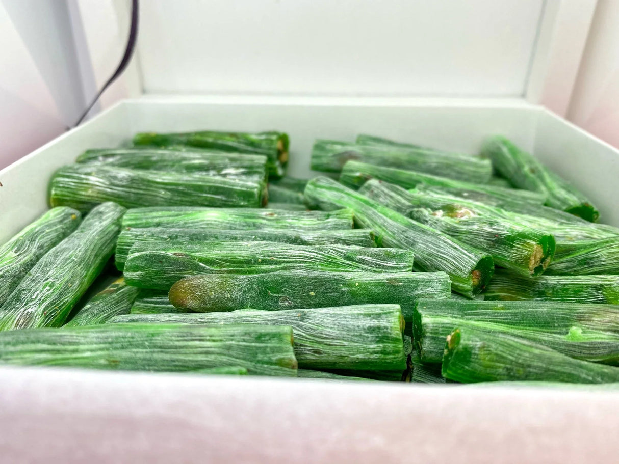 Ganik Sarsultan | Turkish Delight Kiwi Fingers with Pistachios