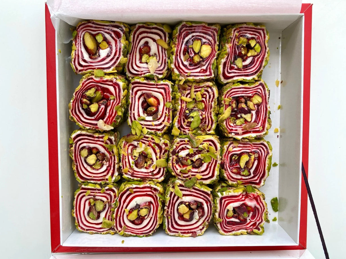 Ganik Sarsultan | Turkish Delight Ottoman Wrap with Pomegranate & Pistachio
