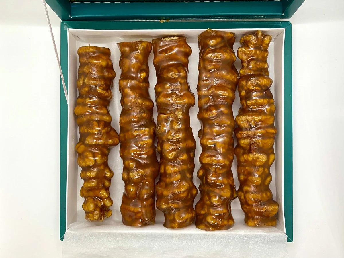 Ganik Sarsultan | Turkish Walnut Sausage Churchkhela (Cevizli Sucuk)