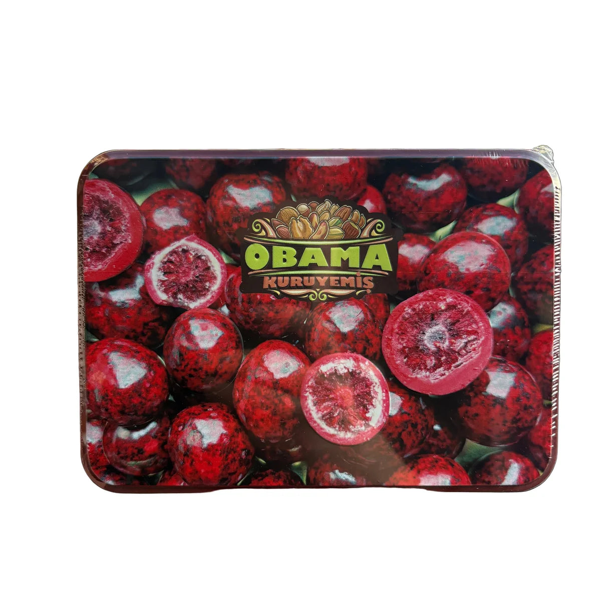 Obama Kuruyemis Real Blackberry Dragee 750g (Net 550g) Metal Tin