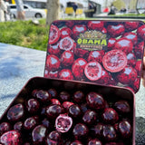 Obama Kuruyemis Real Blackberry Dragee 750g (Net 550g) Metal Tin