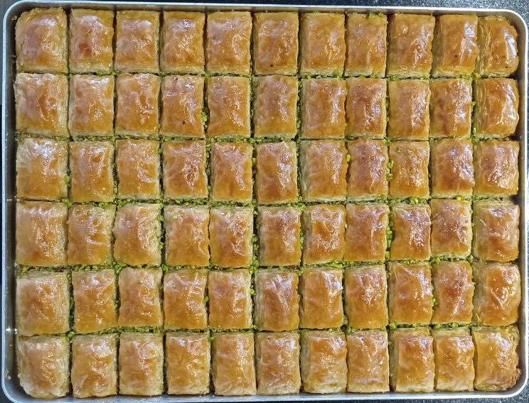 Haci Omer | Pistachio Baklava (66 Pcs in Tray)