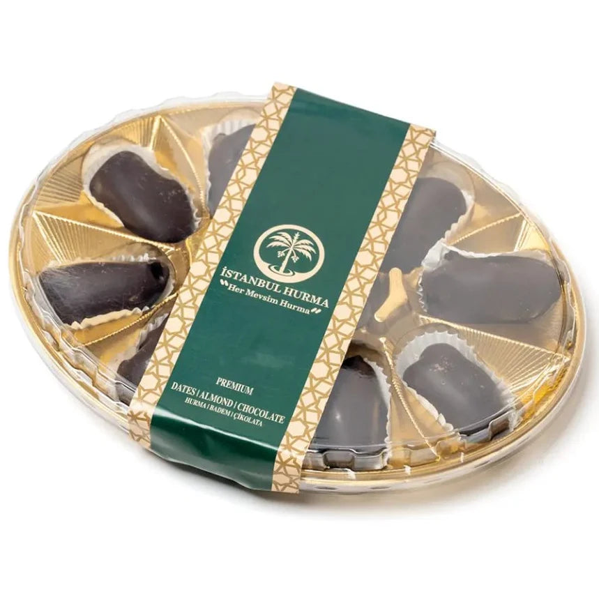 Istanbul Hurma Premium Dark Chocolate Covered Almond Dates