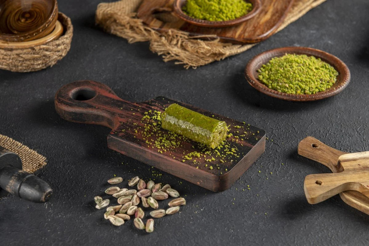 Koskeroglu | Antep Pistachio Sarma Baklava Rolls