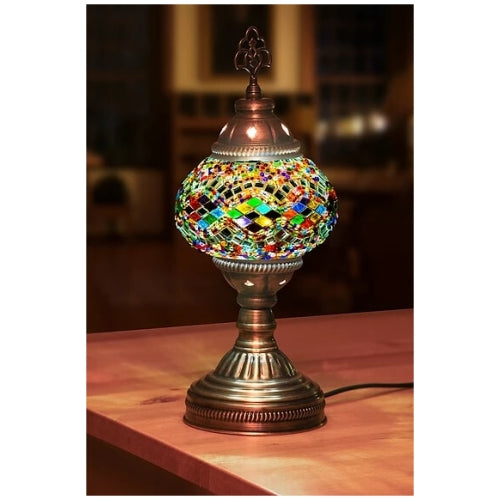 Mosaic Table Lamp, Small, No20 Rainbow