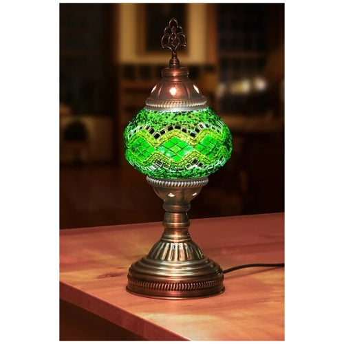 Mosaic Table Lamp, Small, No22 Green