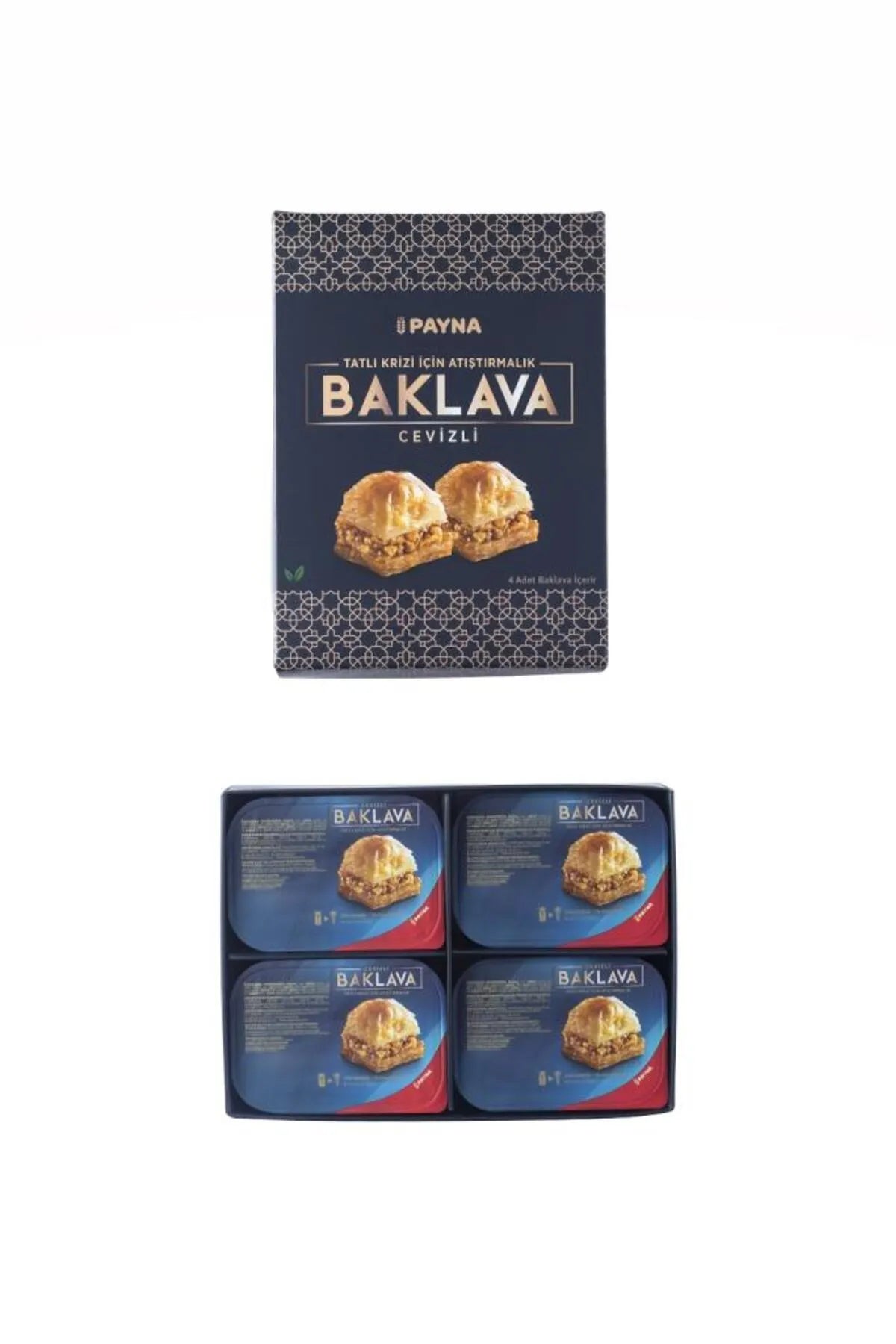 Payna | Walnut Baklava Box - 4 Single Serve Slices