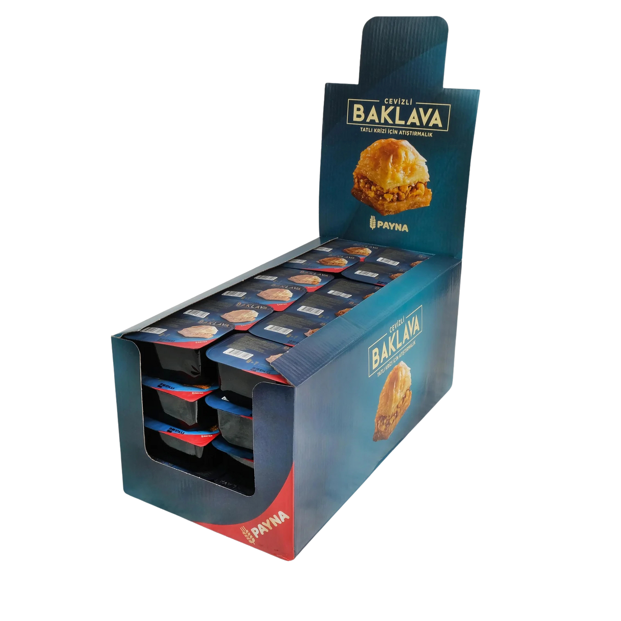 Payna | Walnut Baklava Family Size Box - 48 Single Serve Slices