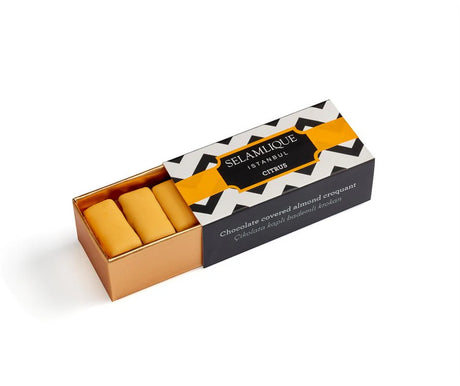Selamlique Citrus Delicacy - Chocolate Covered Almond Croquants
