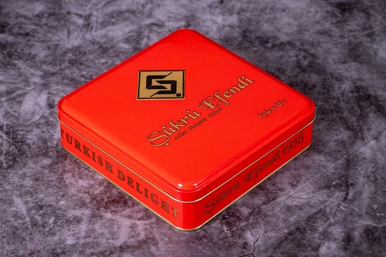 Sukru Efendi 1935 | Assorted Turkish Delight with Pistachio and Hazelnut in Gift Metal Box