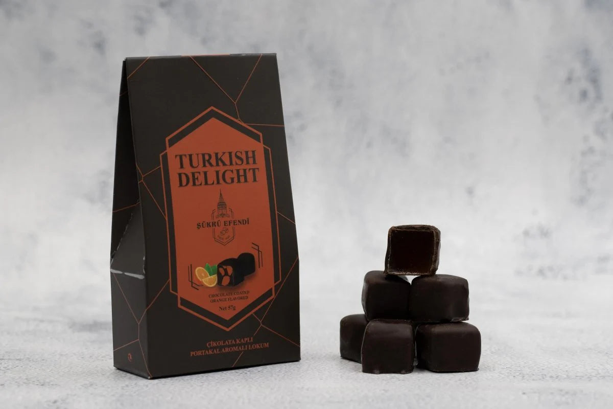 Mixed Pistachio & Hazelnut Turkish Delight Wraps | Metal Gift Box | Sukru Efendi