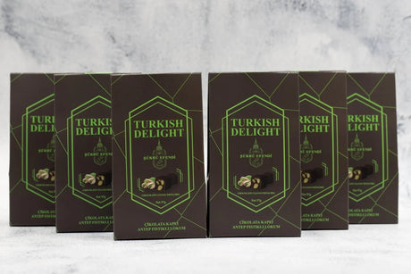 Sukru Efendi 1935 | Open and Enjoy Turkish Delight Chocolate Coated Pistachio