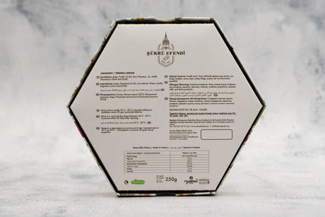 Sukru Efendi 1935 | Turkish Delight Hexagonal Box Hazelnut