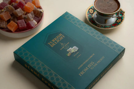 Sukru Efendi 1935 | Turkish Delight Square Box Pistachio