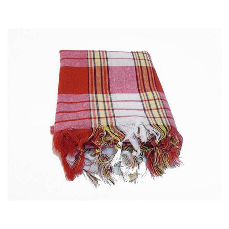 Peshtemal Classic Hammam Style Thin Towel, Red